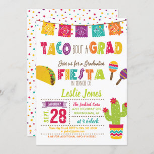 Taco Bout a Grad Graduation Invitation - WH