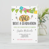 Taco 'Bout A Graduation Fiesta Graduation Party Invitation (Standing Front)