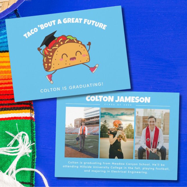 Taco Bout a Great Future Graduation Announcement (Taco Bout a Great Future Graduation Announcement)