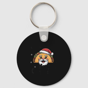 Taco ‘bout A Merry Christmas Food Puns Mexican San Keychain