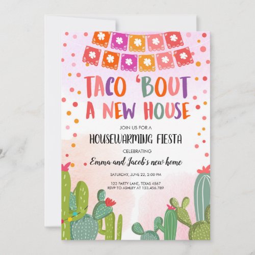 Taco Bout A New House Housewarming Party Fiesta Invitation