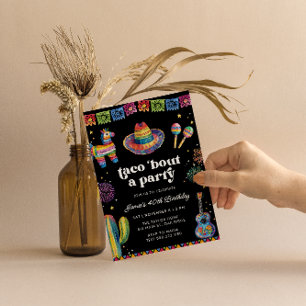 Taco Bout a Party Fiesta Birthday Invitation