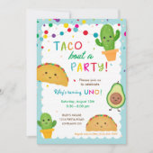 Taco bout a party  fiesta birthday invitation (Front)
