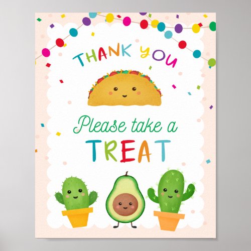 Taco bout a party _ fiesta theme treat poster