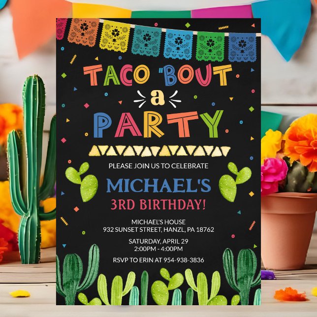 Taco Bout a Party Invitation | Fiesta Birthday (Creator Uploaded)