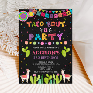 Taco Bout a Party Invitation   Fiesta Invite