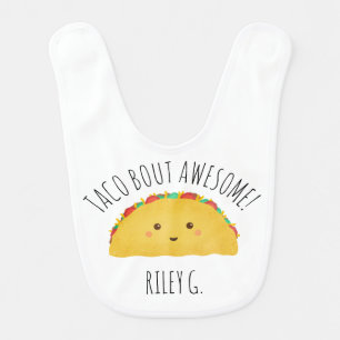 Taco bout awesome new baby gift bib