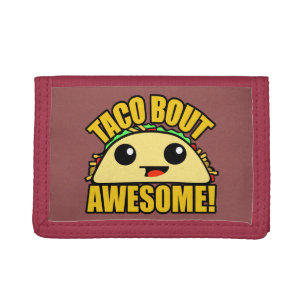 Taco Bout Awesome Trifold Wallet