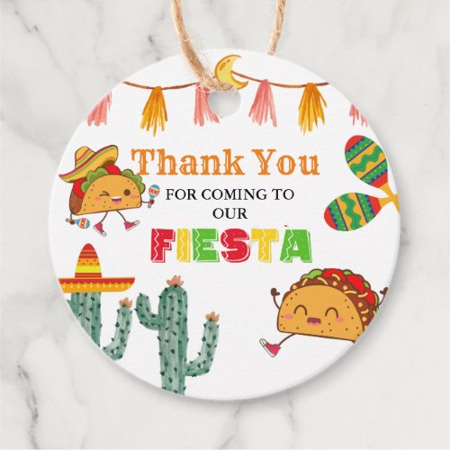 Taco bout Baby Mexican Baby Shower Thank You Favor Tags