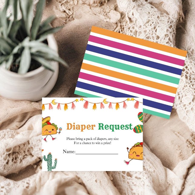 taco bout baby shower game diaper raffle request enclosure card (Creator Uploaded)