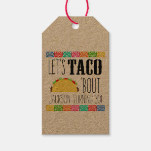 Taco 'Bout Birthday Party Gift Tags