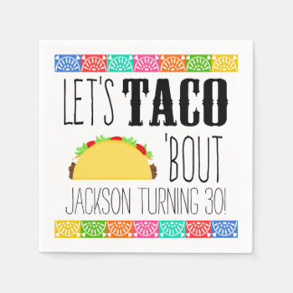 Taco 'Bout Birthday Party Paper Napkins