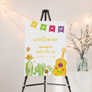 Taco 'Bout Cactus Lime Baby Shower Welcome Sign
