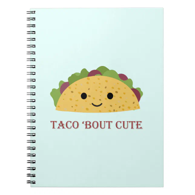 Kawaii Taco Accessories Notebook