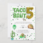 Taco Bout Five | Fifth Birthday Invitation