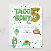 Taco Bout Five | Fifth Birthday Invitation (Front)