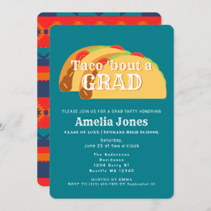 Taco Bout GRAD Graduation Party Invitation