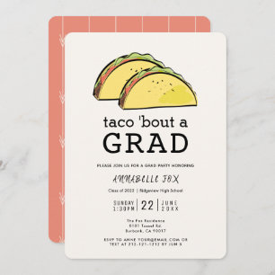 Taco Bout GRAD Graduation Party Invitation