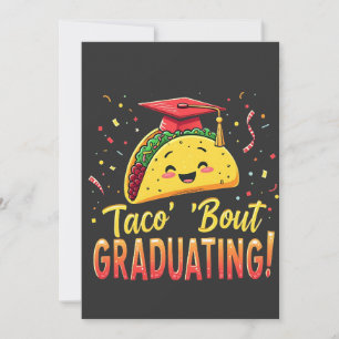 Taco 'Bout Graduating Graduation Cinco De Mayo Thank You Card