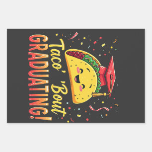 Taco 'Bout Graduating Graduation Cinco De Mayo  Wrapping Paper Sheets