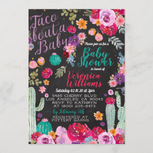 Taco Bout Love Baby Shower Invitation