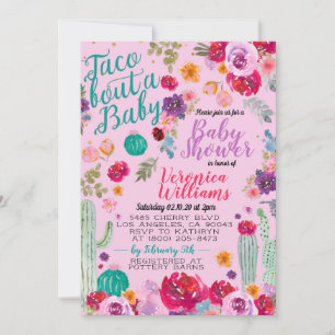 Taco Bout Love Baby Shower Invitation