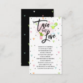 Taco Bout Love Bridal Shower Fiesta Insert (Front/Back)