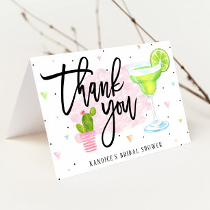 Taco Bout Love Bridal Shower Fiesta Thank You  Card