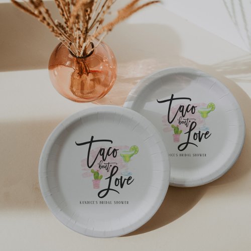 Taco Bout Love Bridal Shower Paper Plates