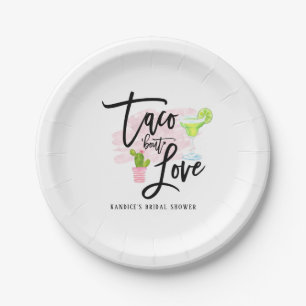 Taco Bout Love Bridal Shower Paper Plates