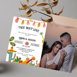 Taco 'Bout Love Cactus Engagement party  Invitation