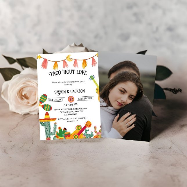 Taco 'Bout Love Cactus Engagement party  Save The Date (Creator Uploaded)