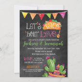 Taco bout Love - Chalkboard Bridal Invitation (Front)