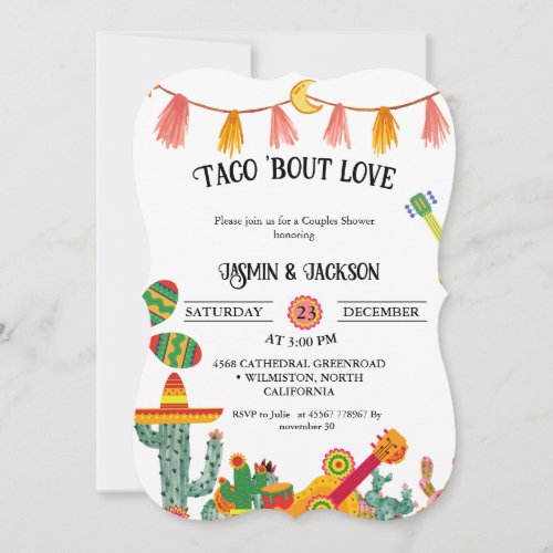 Taco Bout Love  Couples Shower Cactus