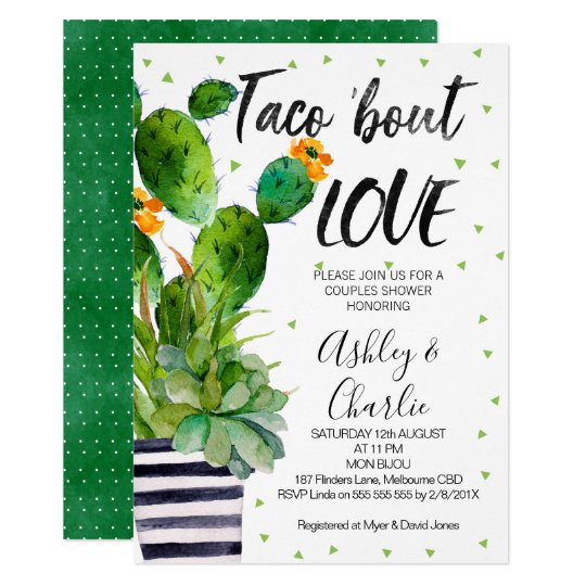 Taco Bout Love Couples Shower Invitation | Zazzle.com