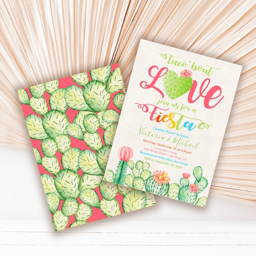 Taco bout Love Couples Shower Invitations