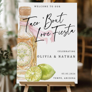 Taco Bout Love Couples Shower Welcome Sign Templat