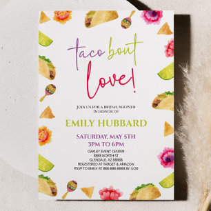 Taco Bout Love! Fiesta Bridal Shower Invitation