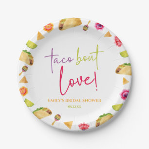Taco Bout Love! Fiesta Bridal Shower Paper Plates