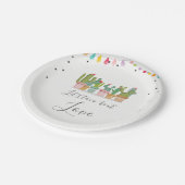 Taco Bout Love Fiesta Bridal Shower Paper Plates (Angled)