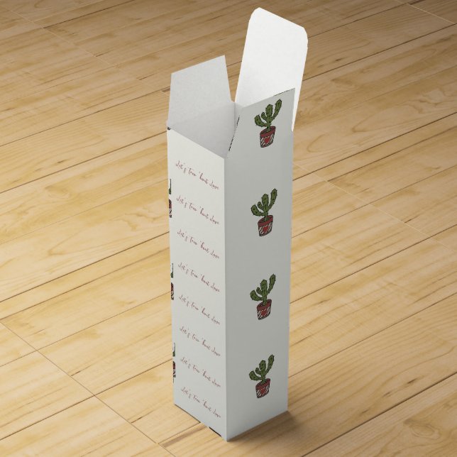Taco 'bout Love Fiesta Cactus  Wine Box (Opened)