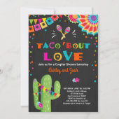 Taco Bout Love Fiesta Couples shower invitation (Front)
