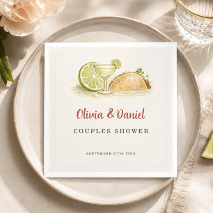 Taco Bout Love Fiesta Couples Shower Napkins