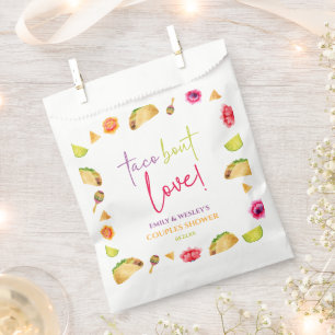 Taco Bout Love! Fiesta Wedding Couples Shower Favor Bag