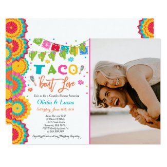 Taco Bout Love Invitation Couples Fiesta Shower