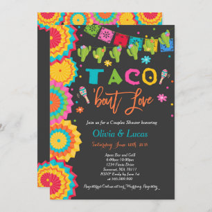 Taco Bout Love Invitation Couples Fiesta Shower