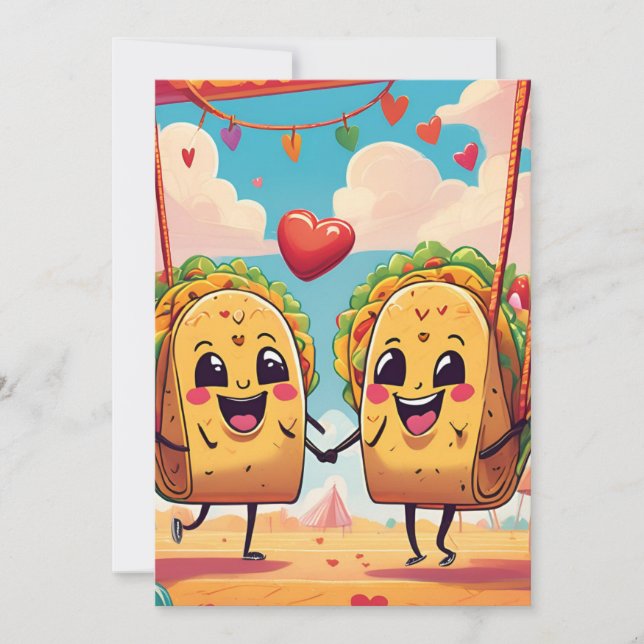 taco bout love invitations (Front)