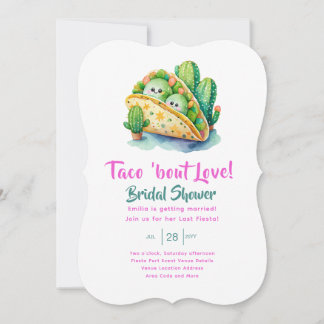Taco 'Bout Love! Last Party Bridal Shower Invitation