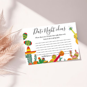Taco Bout Love Mexican date night ideas Advice Card