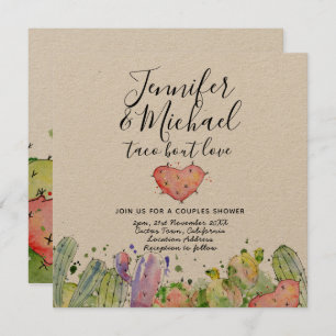 Taco Bout Love - Modern Fun Fiesta Wedding Invites